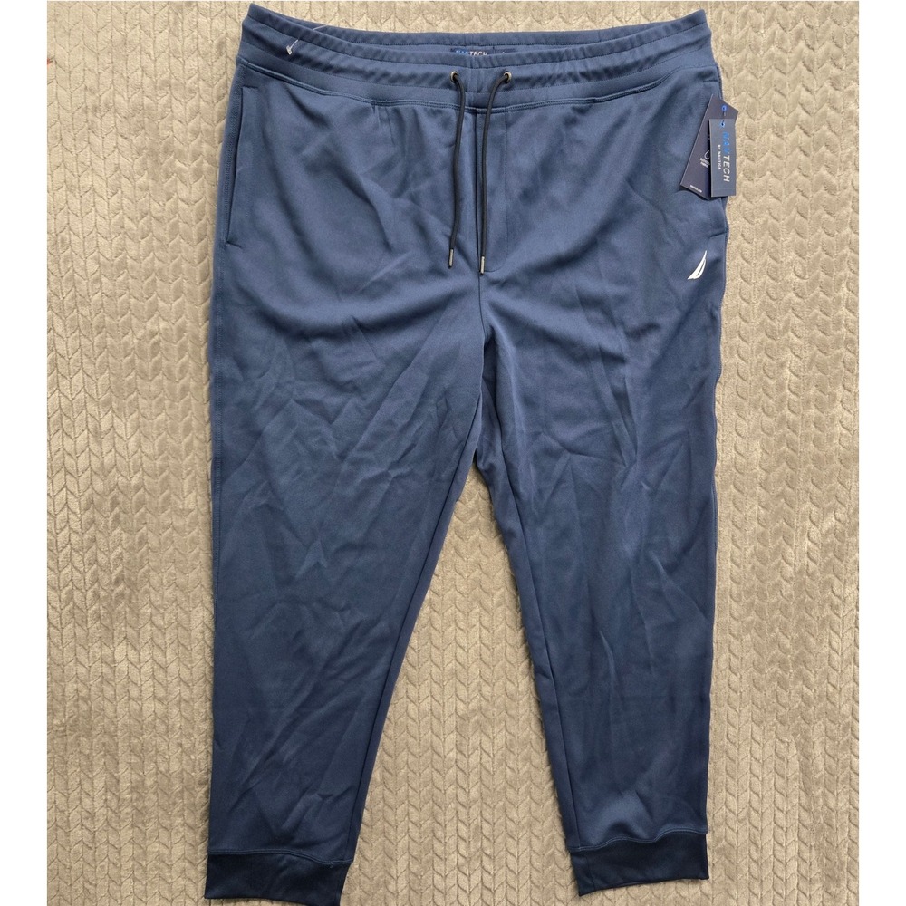 NAVTECH by Nautica XXL Men's Moisture Wicking Performance Jogger Pants Blue NWT